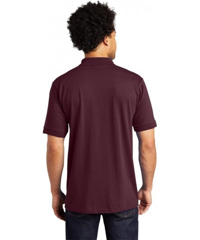 Port & Company Men's Tall 55 Ounce Jersey Knit Polo Athletic Maroon $6.96 Shirts