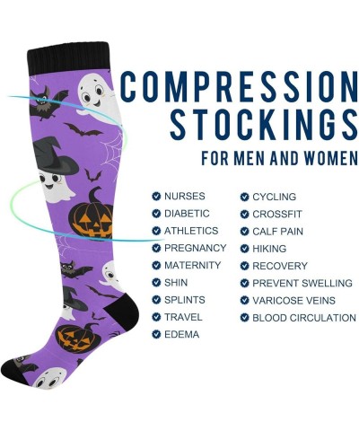 Socks for Women Men, Warm Comfort Athletic Crew Running Hiking Cycling Compression Socks 1 Multi-1 $9.34 Activewear