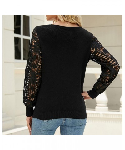 Women Ribbed Knit Sweater Lightweight Slim Jumper Casual Long Sleeve Fall Pullover Elegant Sweaters Shirts Blouse Black01 $9....