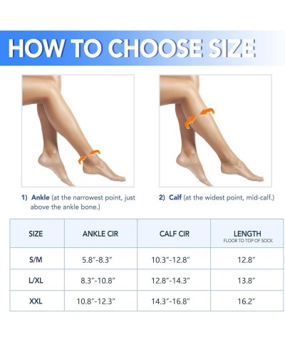 3 Pairs Zippre Compression Socks - Calf Knee High Open Toe Compression Stockings 15-20mmHg for Walking,Running 1 Pair Black $...