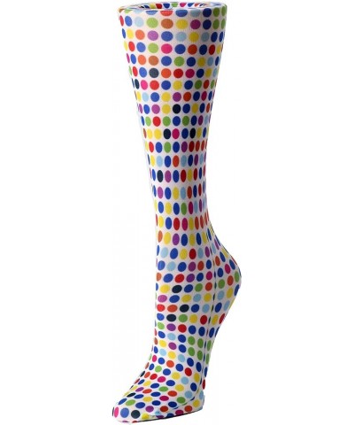 womens Compression Sock Multi-colored Polka Dot $11.19 Others