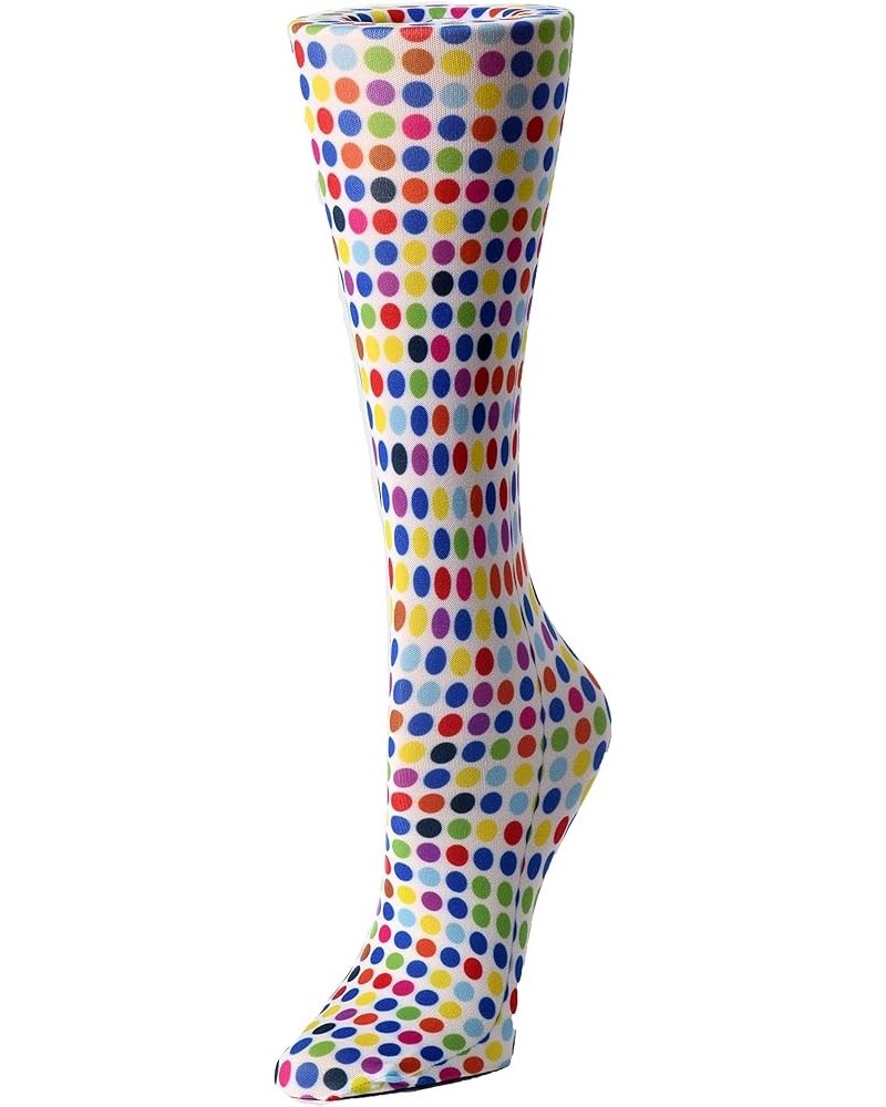 womens Compression Sock Multi-colored Polka Dot $11.19 Others