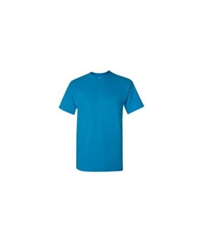 Mens Heavy Cotton 100% Cotton T-Shirt, Azalea Sapphire $6.47 T-Shirts