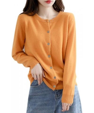 Women Cardigans Cute Plus Size Front Zip Chunky Lightweight Cardigan Sweaters Fall Clothes Qa27-orange $21.41 Sweaters