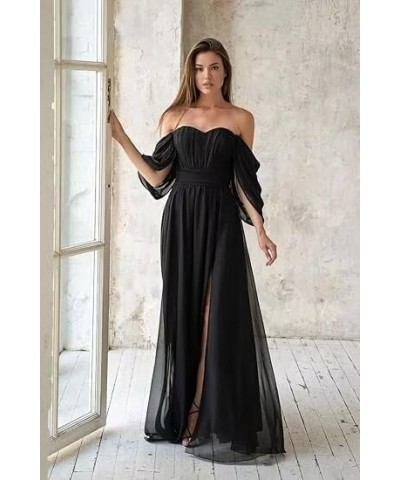 Women's Sweetheart Bridesmaid Dresses with Slit Pleated A Line Formal Evening Dress with Pockets Lavender $30.97 Dresses