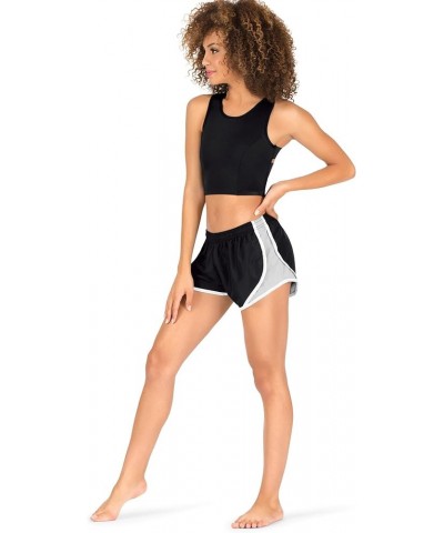 MJ Soffe Soffe Short Black/Silver/White $9.12 Activewear