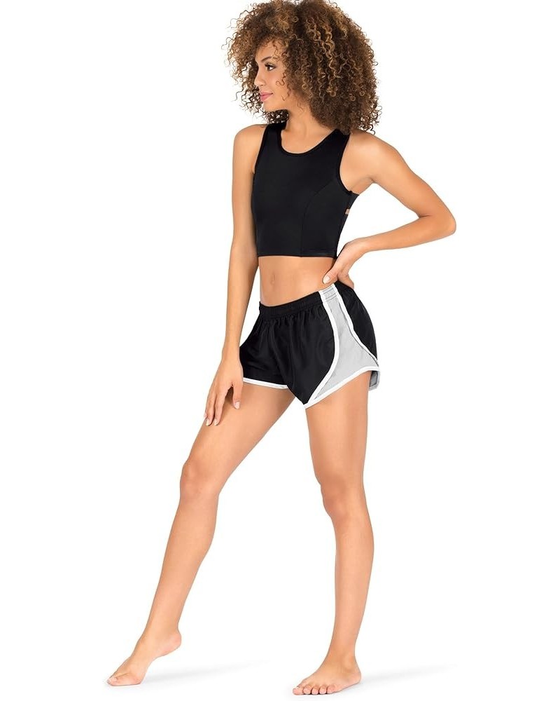 MJ Soffe Soffe Short Black/Silver/White $9.12 Activewear