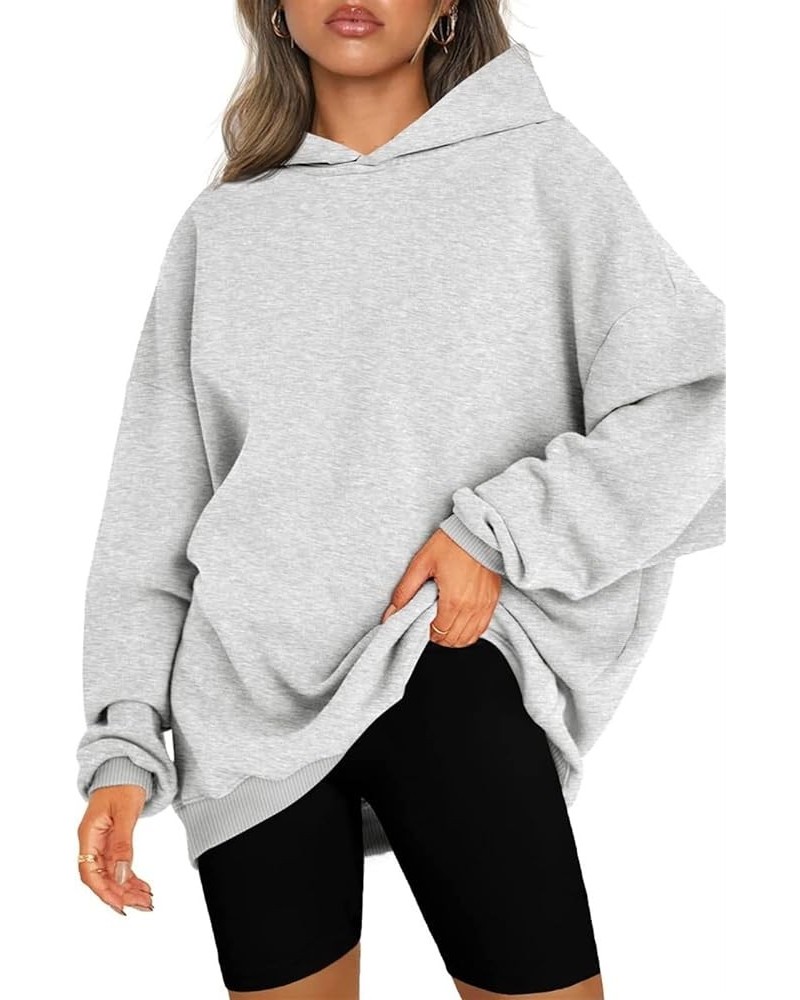 Women's long sweatshirt oversize hoodie hooded pullover long shirt outdoor fitness sport basic one color (Color : Black, Size...