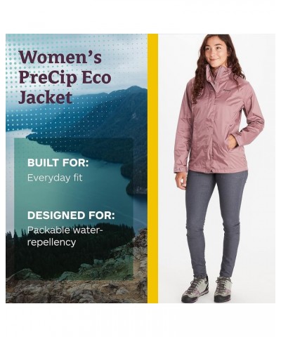 Women's Precip Eco Waterproof Rain Jacket Dream State $41.22 Coats