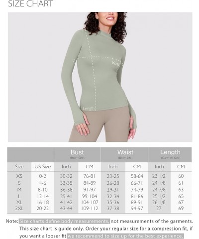 Cloud Feeling Long Sleeve Shirts with Thumb Hole for Women Crew Neck Yoga Tee Workout Tops Brunette $14.74 Activewear