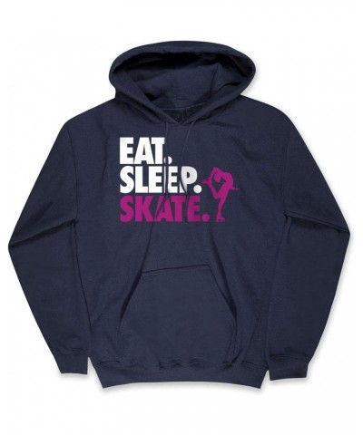 Figure Skating Standard Sweatshirt | Eat Sleep Skate | Youth and Adult Sizes Adult Navy $26.31 Hoodies & Sweatshirts