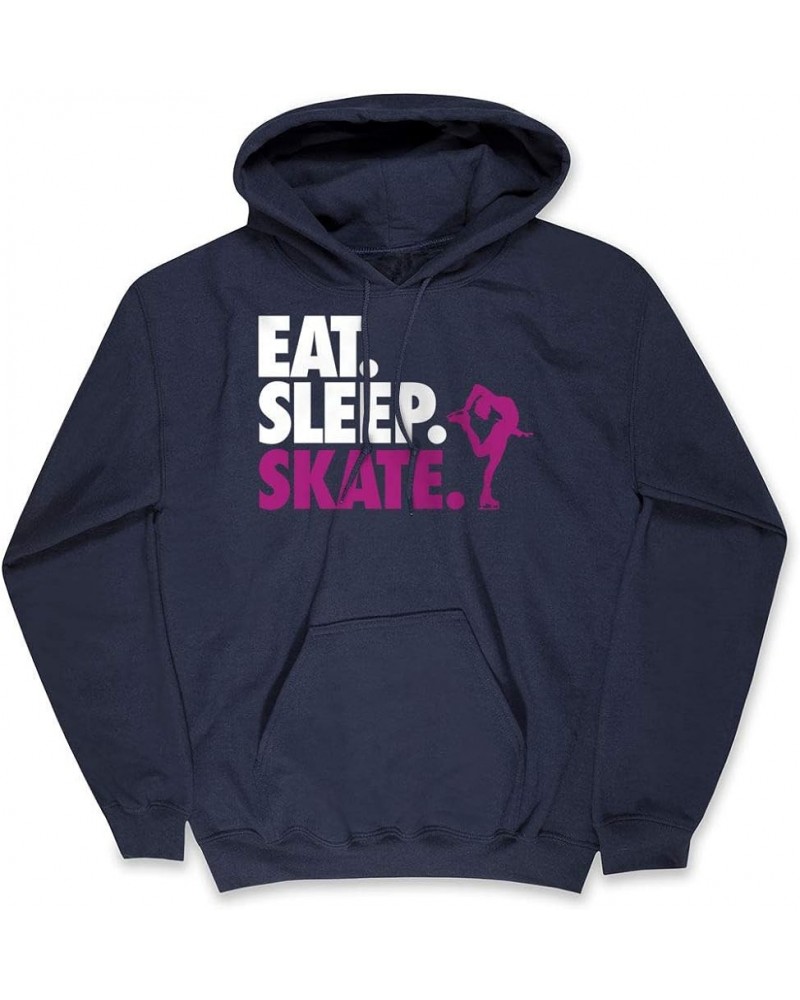 Figure Skating Standard Sweatshirt | Eat Sleep Skate | Youth and Adult Sizes Adult Navy $26.31 Hoodies & Sweatshirts