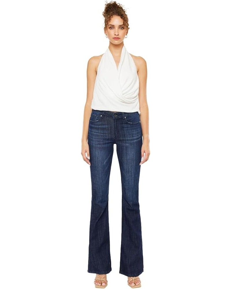 Kan Can Women's Mid Rise Flare Hem Jeans - kc6102 Lod $36.94 Jeans