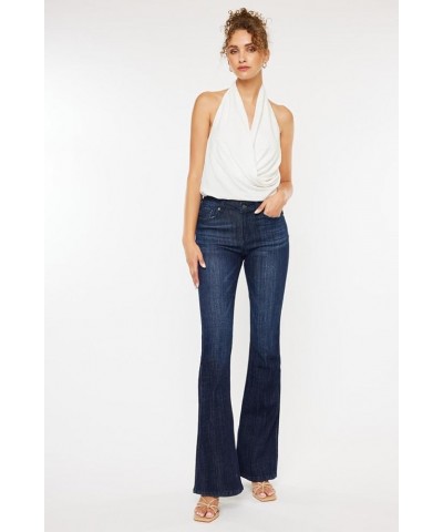 Kan Can Women's Mid Rise Flare Hem Jeans - kc6102 Lod $36.94 Jeans