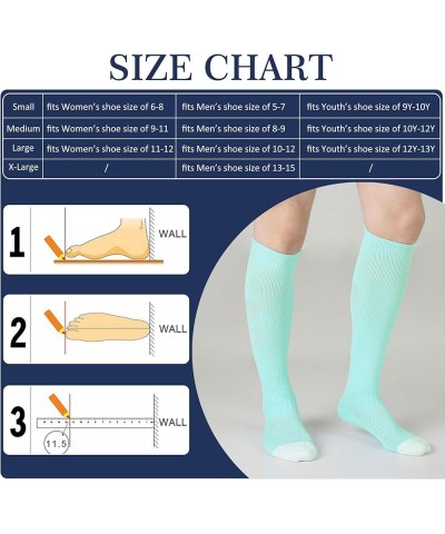 Baseball Socks, 2/3 Pack Multi-Sport Athletic Soccer Softball Football Socks for Youth Adult 4 Size 2 Pairs Light Blue $10.25...