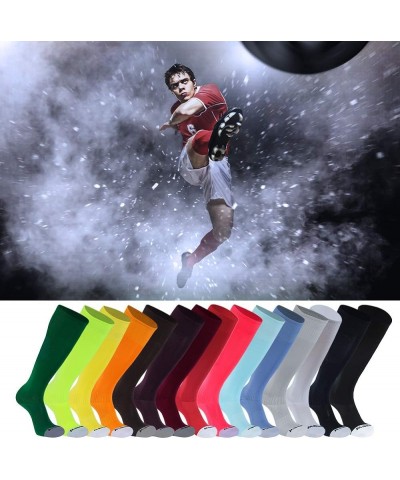 Baseball Socks, 2/3 Pack Multi-Sport Athletic Soccer Softball Football Socks for Youth Adult 4 Size 2 Pairs Light Blue $10.25...