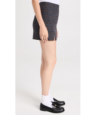 Women's Wool-Blend Mini Skirt in Plaid Mini Glen Plaid $37.53 Skirts