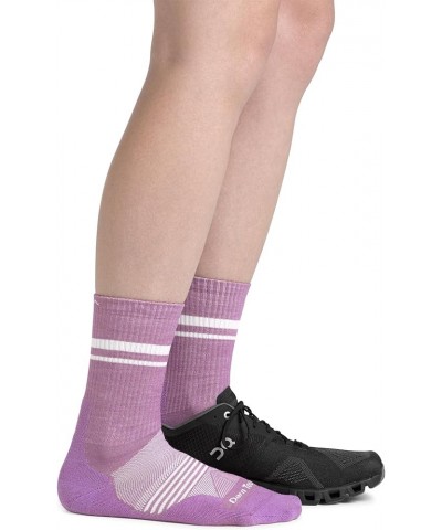 Darn Tough Women's Element Micro Crew Lightweight with Cushion Sock (Style 1114) - Cyan $14.01 Activewear