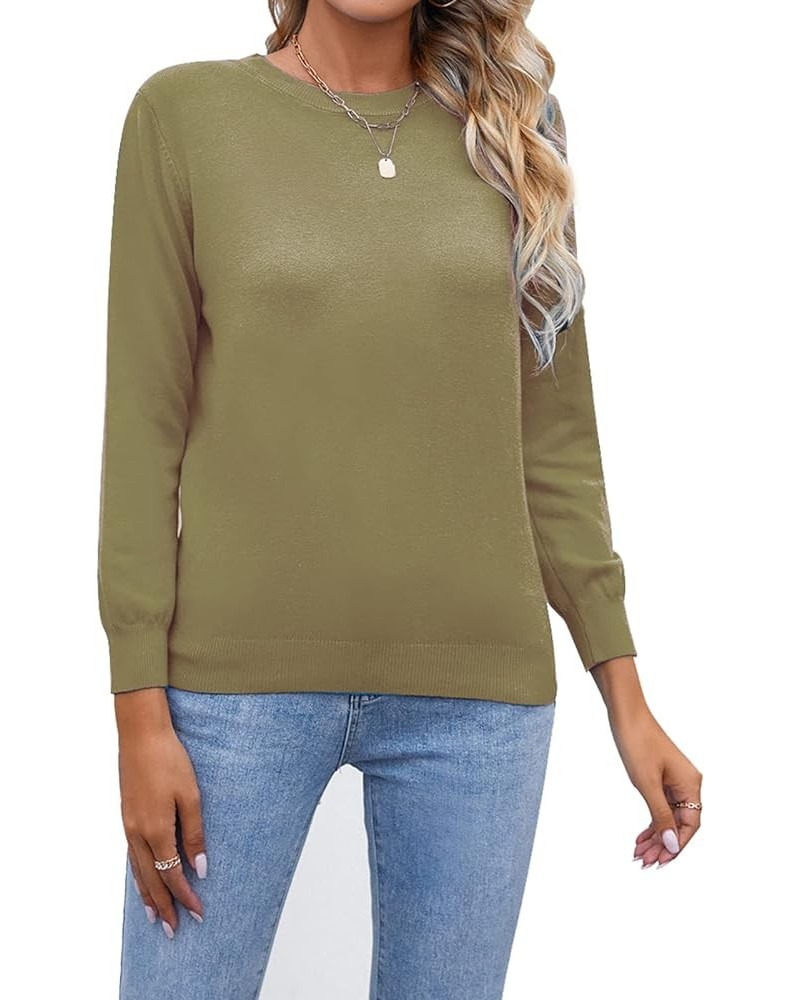 Womens Short Sleeve Sweaters Tops Summer Lightweight Pullover Sweater Knit Shirt Blouse 413-grass Green $11.50 Sweaters