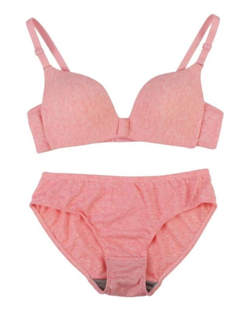 Sports Bra Women's Bras Women Underwear Cotton Bra Set Push Up Seamless Lace Lingerie Temptation Pink $14.79 Lingerie