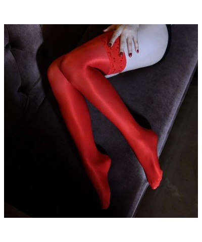 Women's Shiny Oil Pantyhose Stockings Tights Socks Ultra Shimmery Shaping Dance Plus Size Footed 1D 70D 60D 100D 70d-thigh Hi...