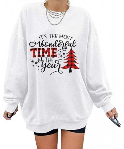 Women's Oversized Sweatshirt Los Angeles California Crewneck Long Sleeve Casual Loose Pullover Tops 6 White $16.20 Hoodies & ...