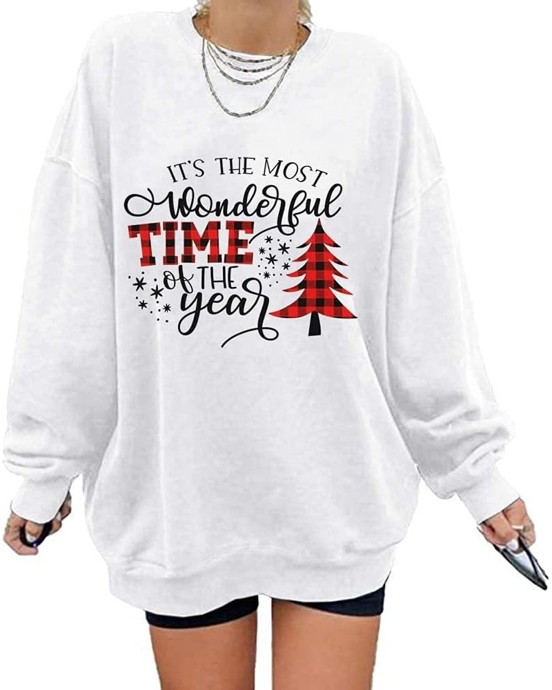 Women's Oversized Sweatshirt Los Angeles California Crewneck Long Sleeve Casual Loose Pullover Tops 6 White $16.20 Hoodies & ...