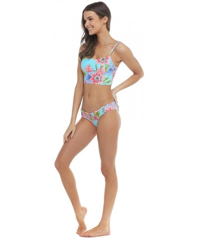 Women's Selena Crop Bikini Top Swimsuit Morotai Floral $8.92 Swimsuits