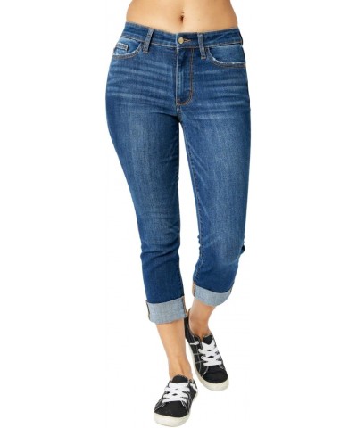 Mid Rise Vintage Cuffed Skinny Capri $31.65 Jeans