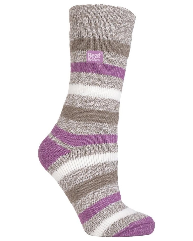 Women's STRIPED Ultimate Thermal Socks, One size 5-9 us Patterdale $14.99 Socks