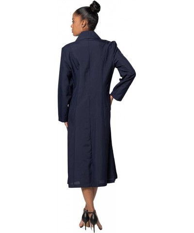 Button Front Clergy Dresses for Women - Elegant Church Dress & Uniform, Clergy Robes Women Choir Robe G11674 Navy $33.28 Dresses