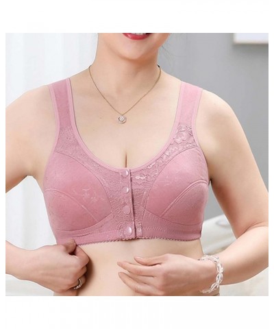 Women's Plus Size Bras Everyday Bras Sports Bras Underwire Corset Tops Nursing Bralette for Sex Naughty Play Pink $6.04 Lingerie