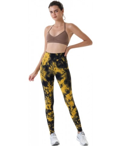 Dream Collection Workout Leggings for Women High Waist Seamless Scrunch Athletic Running Gym Fitness Active Pants Dream Tie D...