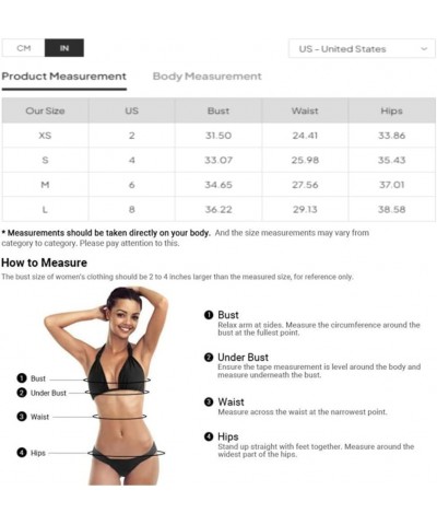 2023 New Women's Sexy 2 Pieces Twisted Knot Halter Shiny Loincloth Bikini Set Triangle Swimsuit Multi a $13.72 Swimsuits