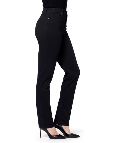 Women's Classic Amanda High Rise Tapered Jean, Black, 10 Short $13.11 Jeans