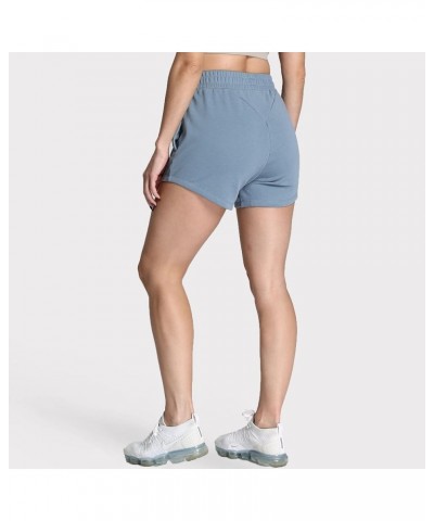 Training Sweat Shorts for Women High Waist Workout Shorts Athletic Yoga Running Shorts Placid Blue $8.69 Activewear