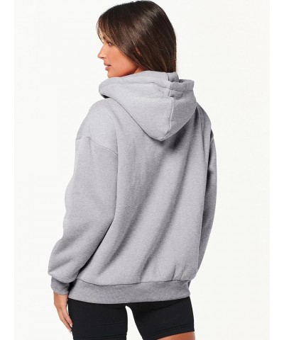 Women's Oversized Zip Up Hoodies Sweatshirts Y2K Clothes Cute Teen Girl Fall Casual Drawstring Jackets with Pockets Grey $20....