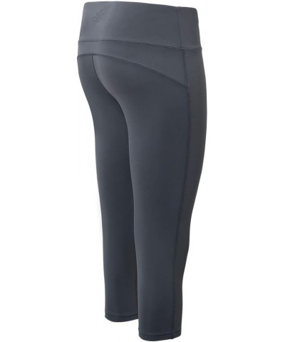 UPF 50+ Womens Active Sport Swim Capris Charcoal $29.50 Swimsuits