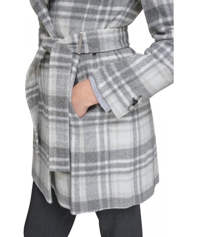 womens Wool Wrap Grey/Ivory $44.20 Accessories