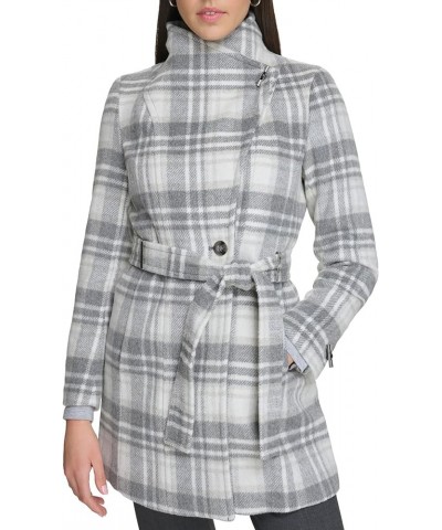 womens Wool Wrap Grey/Ivory $44.20 Accessories