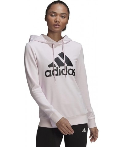 Women's Essentials Relaxed Logo Hoodie Almost Pink/Black $20.65 Activewear