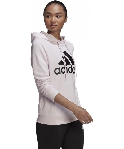 Women's Essentials Relaxed Logo Hoodie Almost Pink/Black $20.65 Activewear