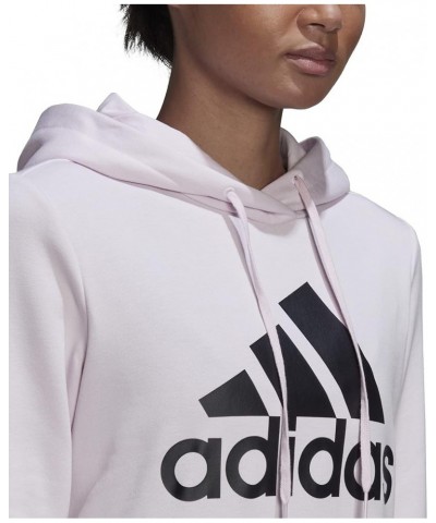 Women's Essentials Relaxed Logo Hoodie Almost Pink/Black $20.65 Activewear