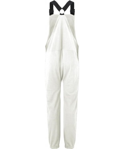 Jumpsuits for Women Dressy Fleece Warm Overalls Trendy Ski Outdoor Romper Winter Loose Casual Jumpsuits with Pockets 2024 Whi...