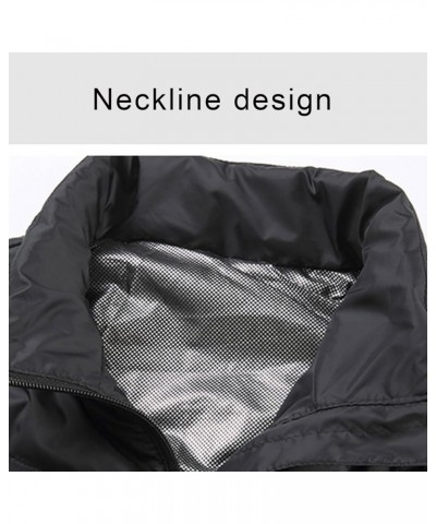 Women's Heated Vest Warm Lightweight Coat Usb Charging Zipper Jacket with 3 Heating Level Heated Vest Women-2black $8.12 Vests