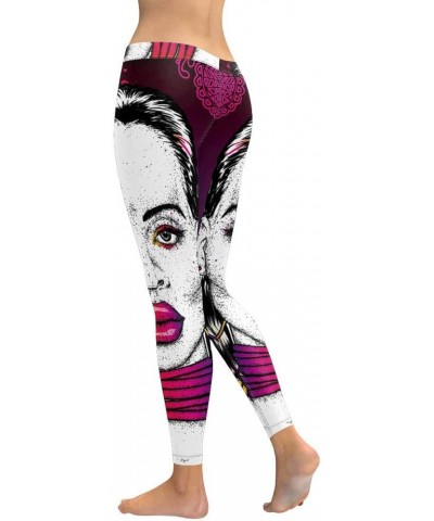 Tribal African American Woman Stretchy Capri Leggings Skinny Yoga Pants Regular & Plus Sizes 2XS-5XL Design 3 $16.32 Leggings