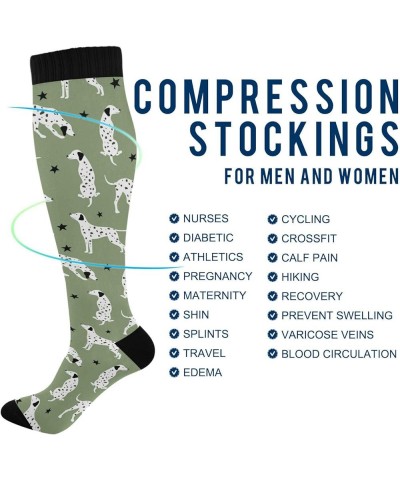 Cute Capybara Compression Socks for Women and Men Circulation Pear Long Socks for Athletic Running 1 2 Color 18 $9.35 Activewear