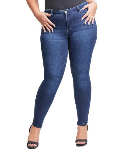 Women's Plus Size Hyperdenim Super Stretchy Skinny Jeans Nwble S02 $14.47 Jeans
