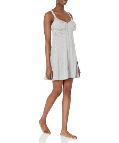 Women's Talco Curvy Chemise Dress Heather Grey $19.25 Dresses