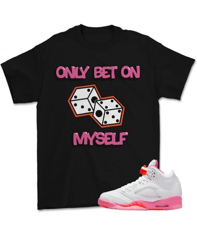 Shirt for Jordan 5 WNBA Pinksicle Safety Orange Black Dice $10.99 T-Shirts